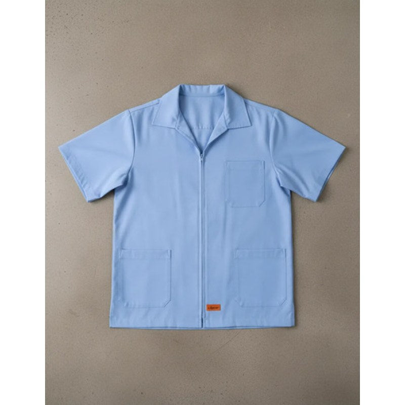 Filipina De Cierre Azul Cielo Uso Clínico Hospitalario 30-42 #mlpos_5 | Color: Azul cielo #color_azul_cielo #sku_flcl30 #sku_flcl32 #sku_flcl34 #sku_flcl36 #sku_flcl38 #sku_flcl40 #sku_flcl42