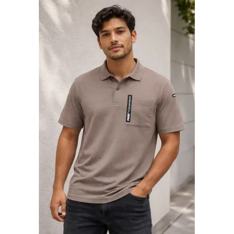 Playera Puma Workwear Tipo Polo Trabajo Durable Resistente #mlpos_1 #mlitem_MLM6174174096 | Color: Arena | Talla: M #color_arena #sku_pu-30-1480-ar-m