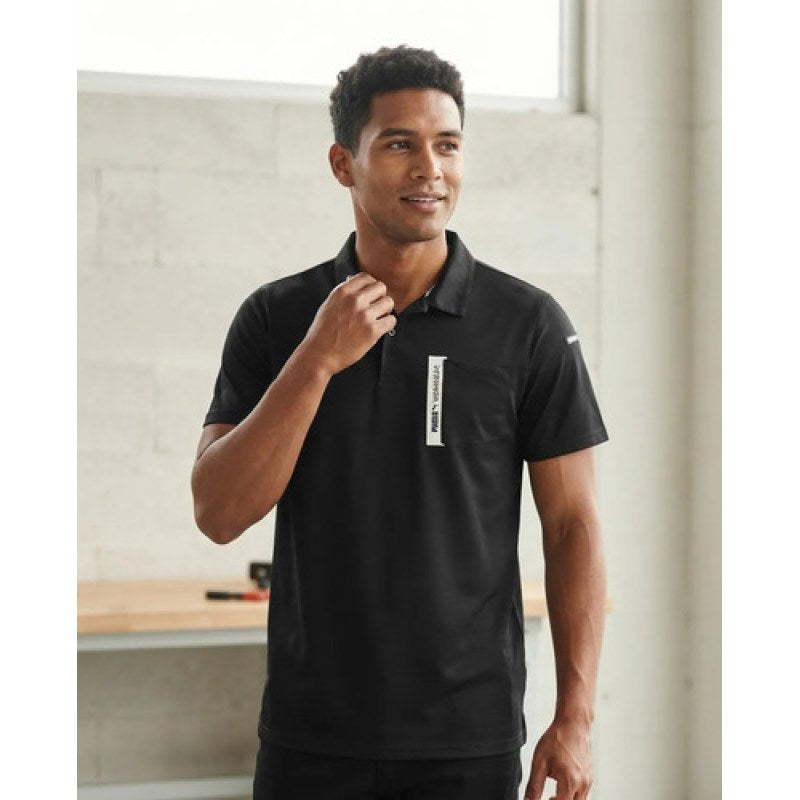 Playera Puma Workwear Tipo Polo Trabajo Durable Resistente #mlpos_15 #mlitem_MLM6174174100 | Color: Negra | Talla: M #color_negra #sku_pu-30-1450-ne-m