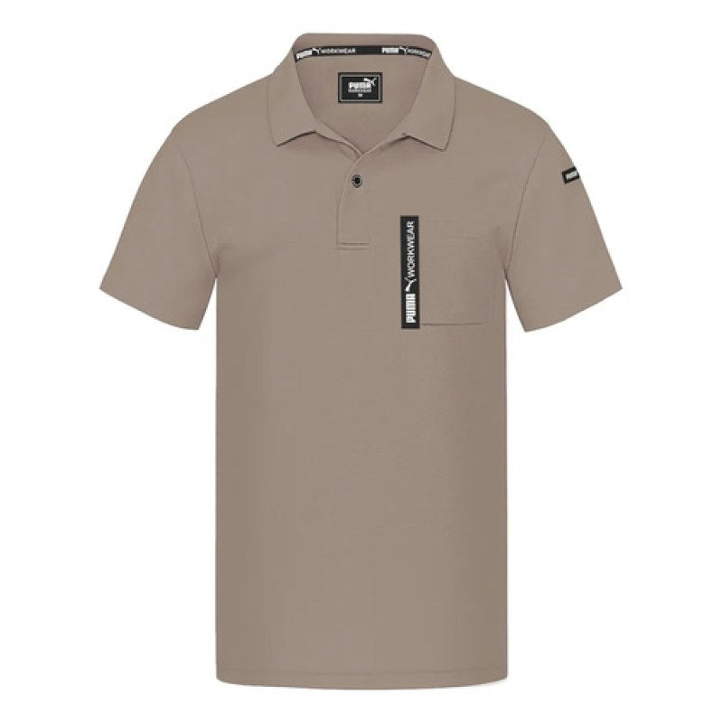 Playera Puma Workwear Tipo Polo Trabajo Durable Resistente #mlpos_3 #mlitem_MLM6174174096 | Color: Arena | Talla: M #color_arena #sku_pu-30-1480-ar-m