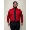 Camisa Vestir Para Adulto Roja Tallas Extras 52, 54 Y 56 #mlpos_4 | Color: Roja - Rodolfo #color_roja_-_rodolfo #sku_rvrj52 #sku_rvrj54 #sku_rvrj56