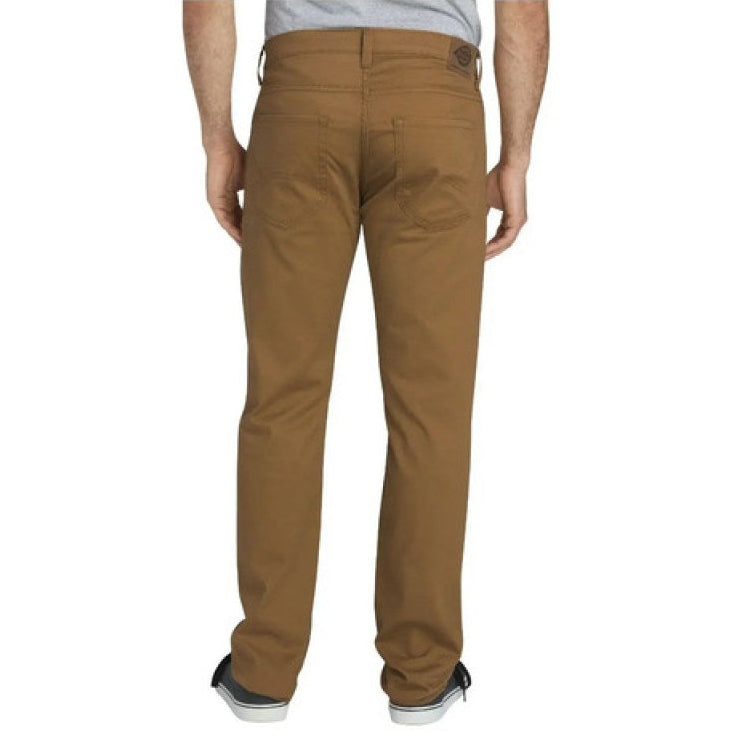 Dickies Xd824 Pantalón Gabardina Flex Corte Slim #mlpos_2 | Color: Brown Duck #color_brown_duck #sku_xd824rbd3232