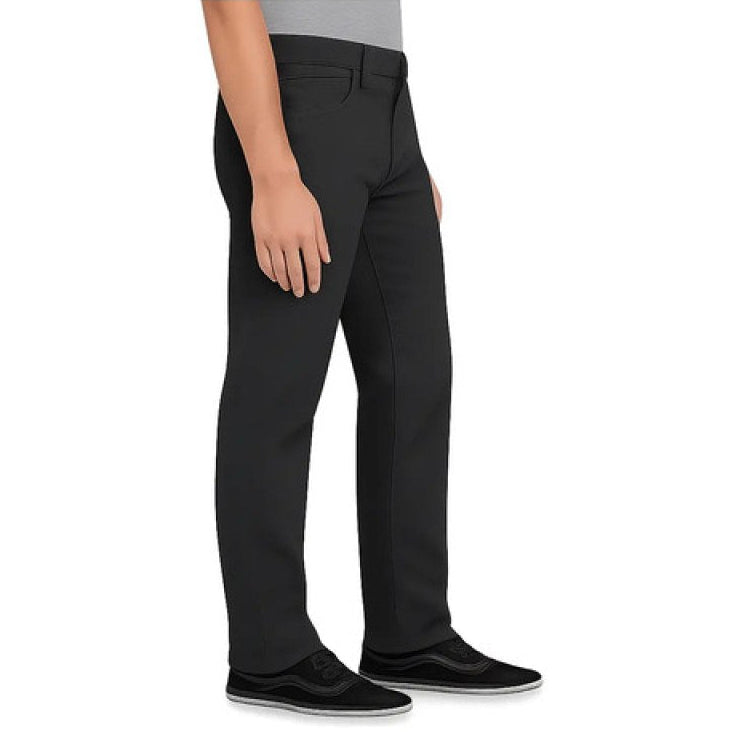 Dickies Xd824 Pantalón Gabardina Flex Corte Slim #mlpos_7 | Color: Negro #color_negro #sku_xd824rbk3032 #sku_xd824rbk3232 #sku_xd824rbk3832