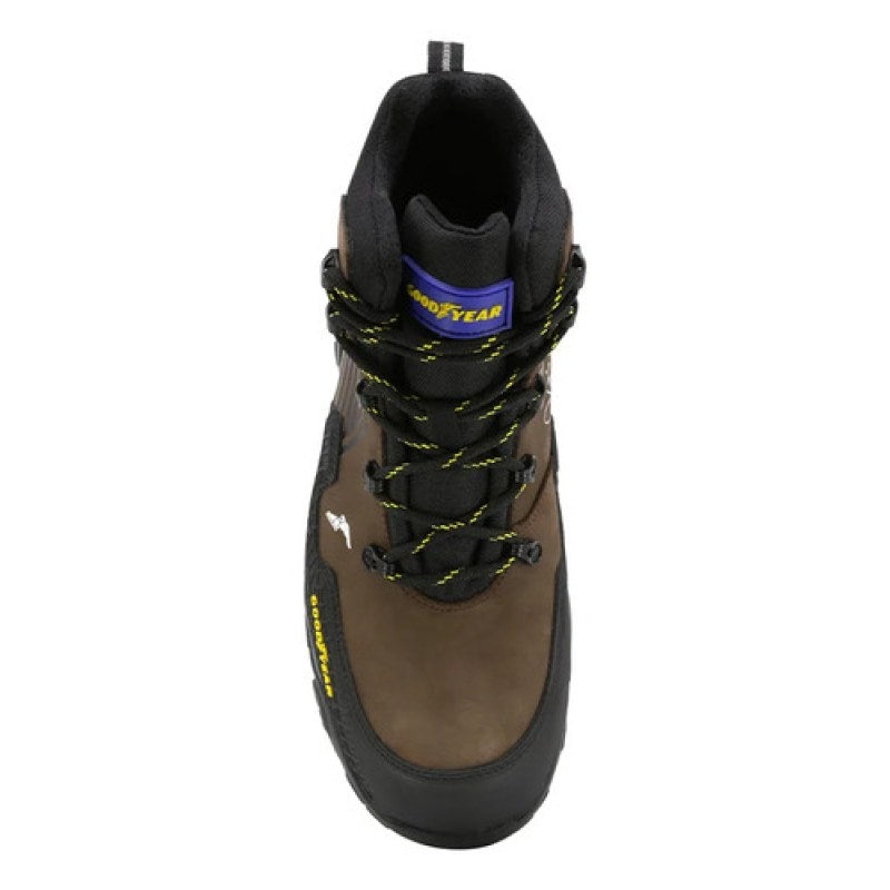 Bota Goodyear Gy-101 Safetrek Casquillo Dieléctrica Durable #mlpos_6 #mlitem_MLM3653410257 | Color: Café | Talla: 30 MX #color_caf #sku_gy101cf25 #sku_gy101cf26 #sku_gy101cf27 #sku_gy101cf28 #sku_gy101cf29 #sku_gy101cf30