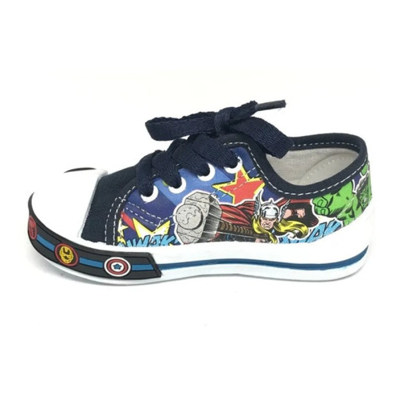 Tenis Avengers Vengadores Capitan America Iron Man Hulk Thor #mlpos_12 | Color: York - Azul marino #color_york_-_azul_marino #sku_york-12