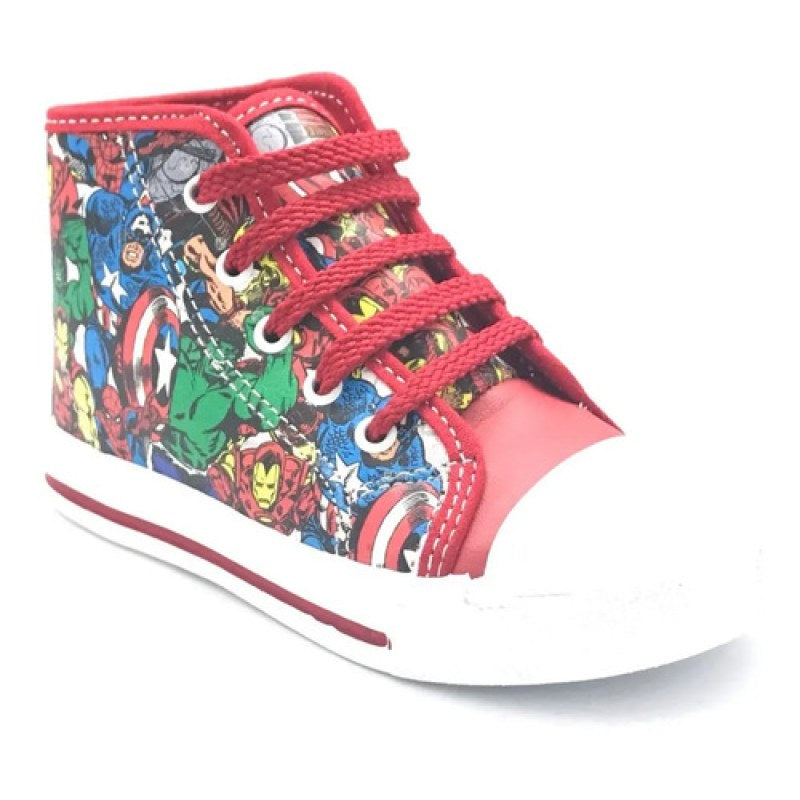 Tenis Avengers Vengadores Capitan America Iron Man Hulk Thor #mlpos_16 | Color: Boom - Rojo #color_boom_-_rojo #sku_boom-13