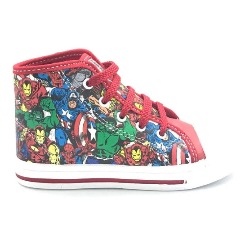 Tenis Avengers Vengadores Capitan America Iron Man Hulk Thor #mlpos_17 | Color: Boom - Rojo #color_boom_-_rojo #sku_boom-13