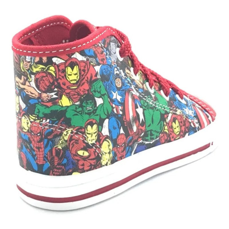 Tenis Avengers Vengadores Capitan America Iron Man Hulk Thor #mlpos_18 | Color: Boom - Rojo #color_boom_-_rojo #sku_boom-13