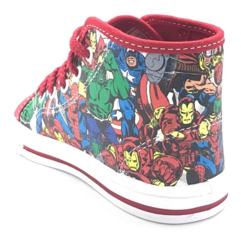 Tenis Avengers Vengadores Capitan America Iron Man Hulk Thor #mlpos_19 | Color: Boom - Rojo #color_boom_-_rojo #sku_boom-13