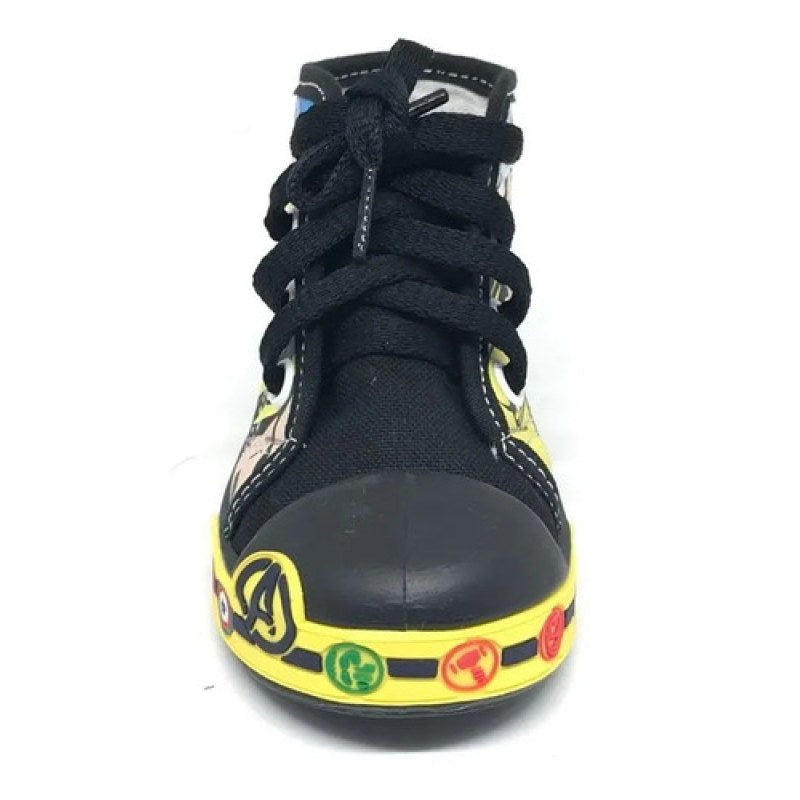 Tenis Avengers Vengadores Capitan America Iron Man Hulk Thor #mlpos_4 | Color: Yamir - Negro #color_yamir_-_negro #sku_yamir-13