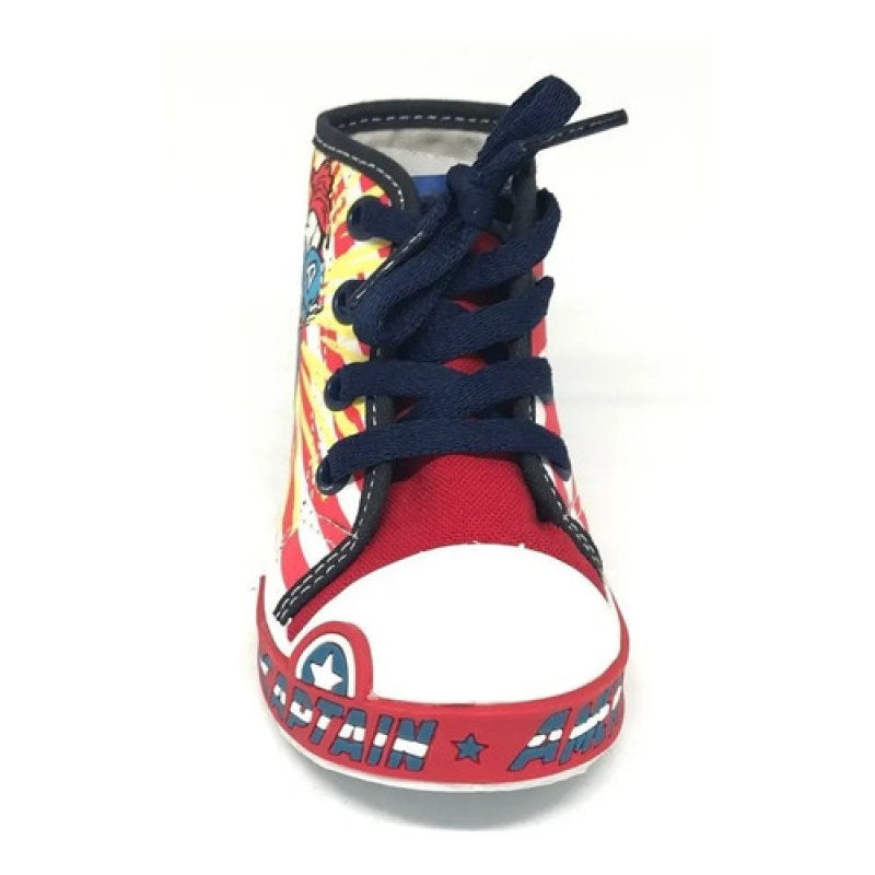 Tenis Capitan America Avenger Vengador Marvel Comics Casual #mlpos_1 | Color: Rojo #color_rojo #sku_yael13 #sku_yael14 #sku_yael15 #sku_yael16 #sku_yael17 #sku_yael18 #sku_yael19
