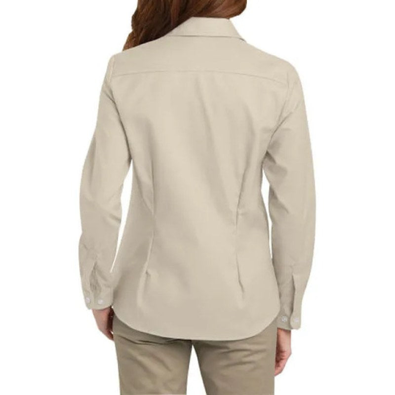 Dickies Fl254 Blusa Manga Larga Tipo Oxford Casual U Oficina Tk - Khaki L - Grande #mlpos_2 #sku_fl254tkl