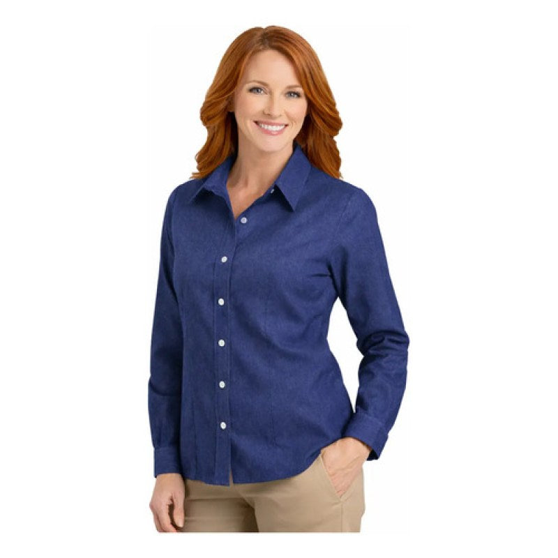 Dickies Fl300 Blusa Manga Larga Mezclilla Casual O Trabajo #mlpos_3 | Color: Índigo #color_ndigo #sku_fl30rbrgl #sku_fl30rbrgm #sku_fl300rnb2xl #sku_fl300rnbs #sku_fl300rnbxl #sku_fl300rnbxs