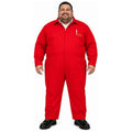 Overol Industrial Gabardina Rojo 100% Algodón Tallas Extras #mlpos_1 | Color: Rojo #color_rojo #sku_ovrj46 #sku_ovrj48 #sku_ovrj50