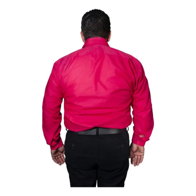 Camisa Vestir Para Adulto Rosa Fiusha Tallas Extras 52 A 56 #mlpos_3 | Color: Rosa fiusha - Rodolfo #color_rosa_fiusha_-_rodolfo #sku_rvfs52 #sku_rvfs54 #sku_rvfs56