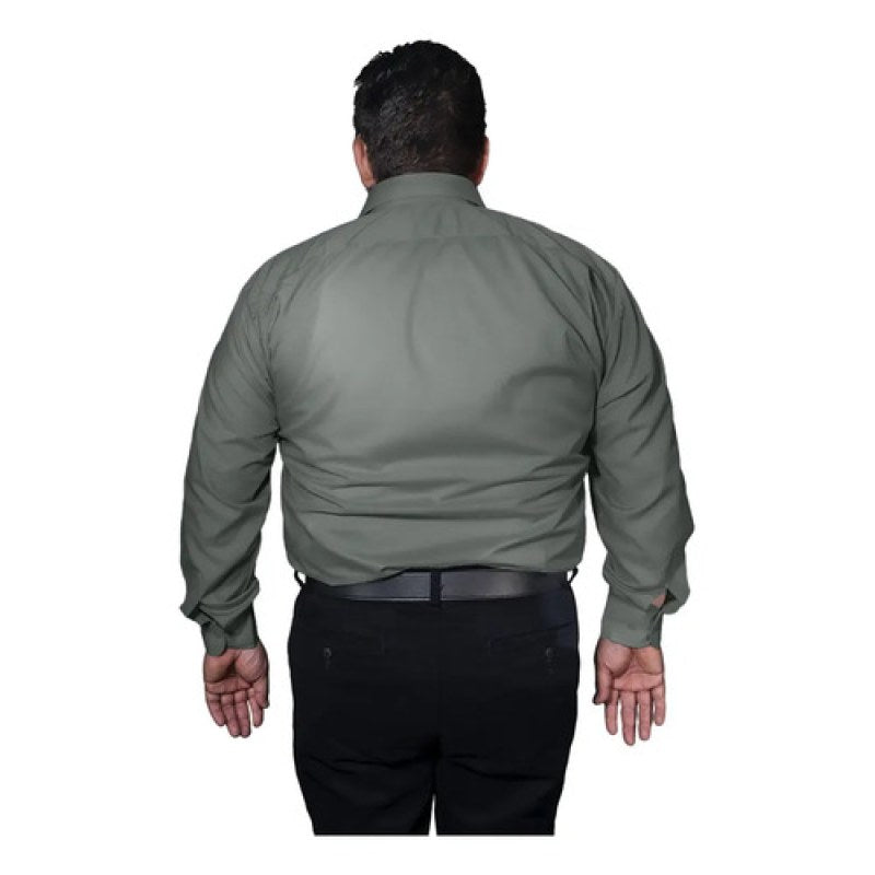 Camisa Vestir Adulto Gris Obscuro Oxford Talla Extra 52 A 56 #mlpos_6 | Color: Gris Oxford - Rodolfo #color_gris_oxford_-_rodolfo #sku_rvox52 #sku_rvox54 #sku_rvox56