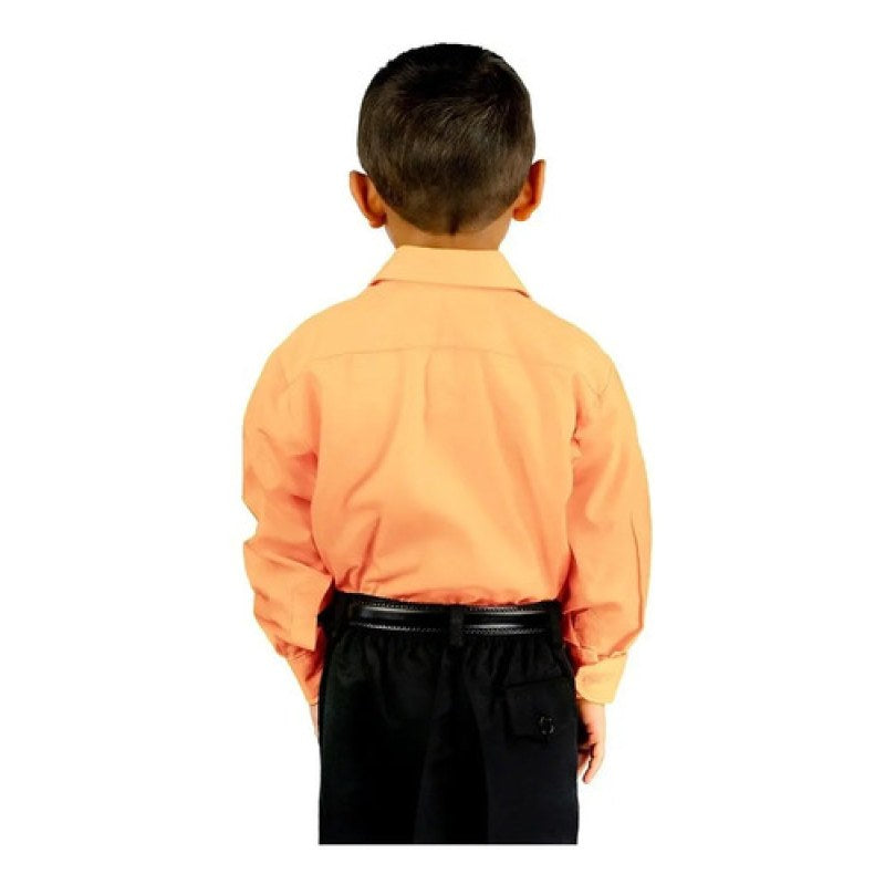 Camisa Vestir Infantil Juvenil Bailables Melón 2 A 16 #mlpos_2 | Color: Melón #color_meln #sku_rvml02 #sku_rvml04 #sku_rvml06 #sku_rvml08 #sku_rvml10 #sku_rvml12 #sku_rvml14 #sku_rvml16