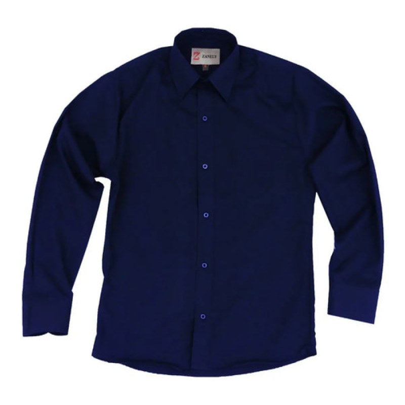 Camisa Vestir Infantil Juvenil Azul Marino Tallas 2 A 16 #mlpos_7 | Color: Azul marino - Zanely #color_azul_marino_-_zanely #sku_znmrn02 #sku_znmrn04 #sku_znmrn06 #sku_znmrn08 #sku_znmrn10 #sku_znmrn12 #sku_znmrn14 #sku_znmrn16