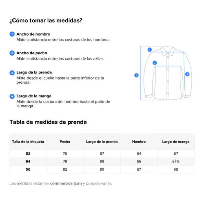 Camisa Vestir De Adulto Azul Marino Talla Extras 52 A 56 #mlpos_1 | Color: Azul marino - Zanely #color_azul_marino_-_zanely #sku_znmrn52 #sku_znmrn54 #sku_znmrn56