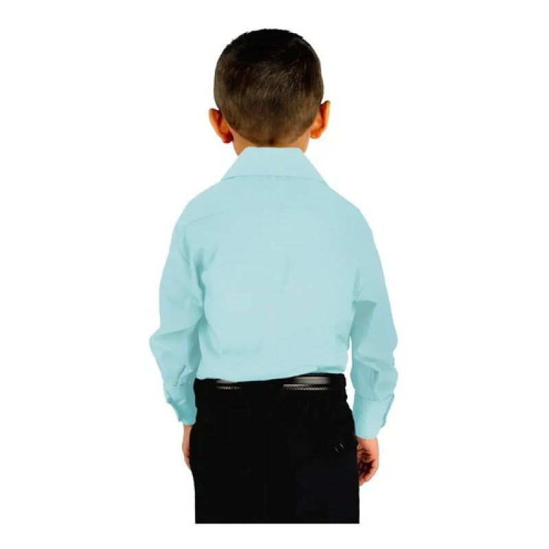 Camisa Vestir Infantil Juvenil Bailables Verde Agua 2 A 16 #mlpos_2 | Color: Agua #color_agua #sku_rvva02 #sku_rvva04 #sku_rvva06 #sku_rvva08 #sku_rvva10 #sku_rvva12 #sku_rvva14 #sku_rvva16