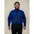 Camisa Vestir Adulto Azul Rey Tallas Extras 44 46 48 50 #mlpos_4 | Color: Azul rey - Rodolfo #color_azul_rey_-_rodolfo #sku_rvry44 #sku_rvry46 #sku_rvry48 #sku_rvry50