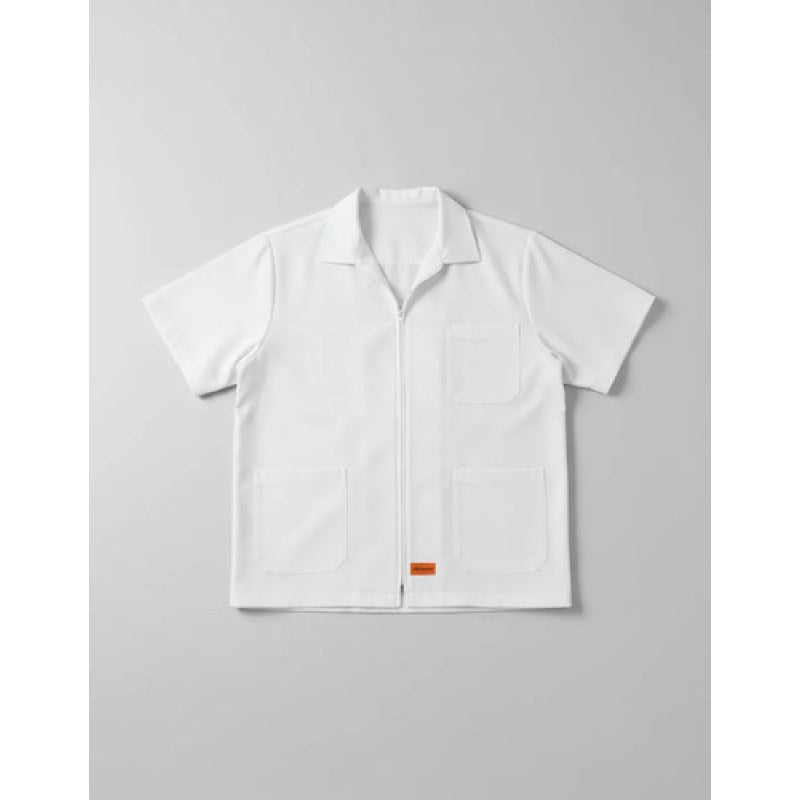 Filipina De Cierre Blanca Uso Clínico Enfermería 44-46 #mlpos_6 | Color: Blanca #color_blanca #sku_flbl44 #sku_flbl46