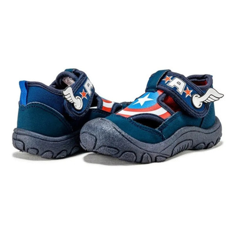 Sandalia Capitan America Aqualeta Acualeta Alberca Avenger #mlpos_5 | Color: Ecko - Azul marino #color_ecko_-_azul_marino #sku_ecko-marino-15 #sku_ecko-marino-16 #sku_ecko-marino-17 #sku_ecko-marino-18