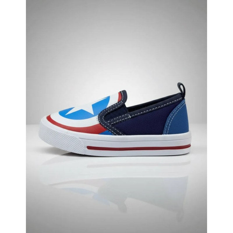 Tenis Capitan America Sin Agujetas Sueco Cerrado Blur #mlpos_4 | Color: Azul marino #color_azul_marino #sku_blur13 #sku_blur15