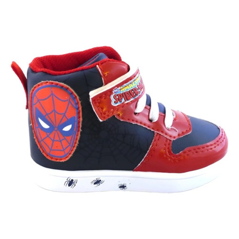 Tenis Marvel Comics Spider Man Hombre Araña Para Niño #mlpos_1 | Color: Eloy - Marino #color_eloy_-_marino #sku_eloy-marino-14 #sku_eloy-marino-15 #sku_eloy-marino-16 #sku_eloy-marino-17 #sku_eloy-marino-18 #sku_eloy-marino-19