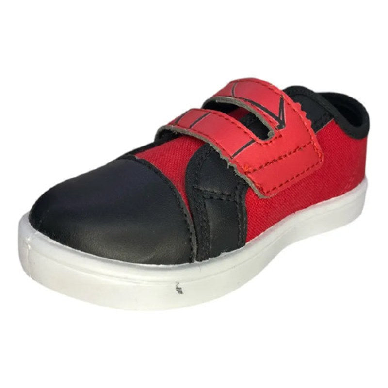 Tenis Marvel Comics Spider Man Hombre Araña Para Niño #mlpos_15 | Color: Claudio - Negro #color_claudio_-_negro #sku_claudio-rojo-negro-14 #sku_claudio-rojo-negro-15 #sku_claudio-rojo-negro-16 #sku_claudio-rojo-negro-17 #sku_claudio-rojo-negro-18 #sku_claudio-rojo-negro-19