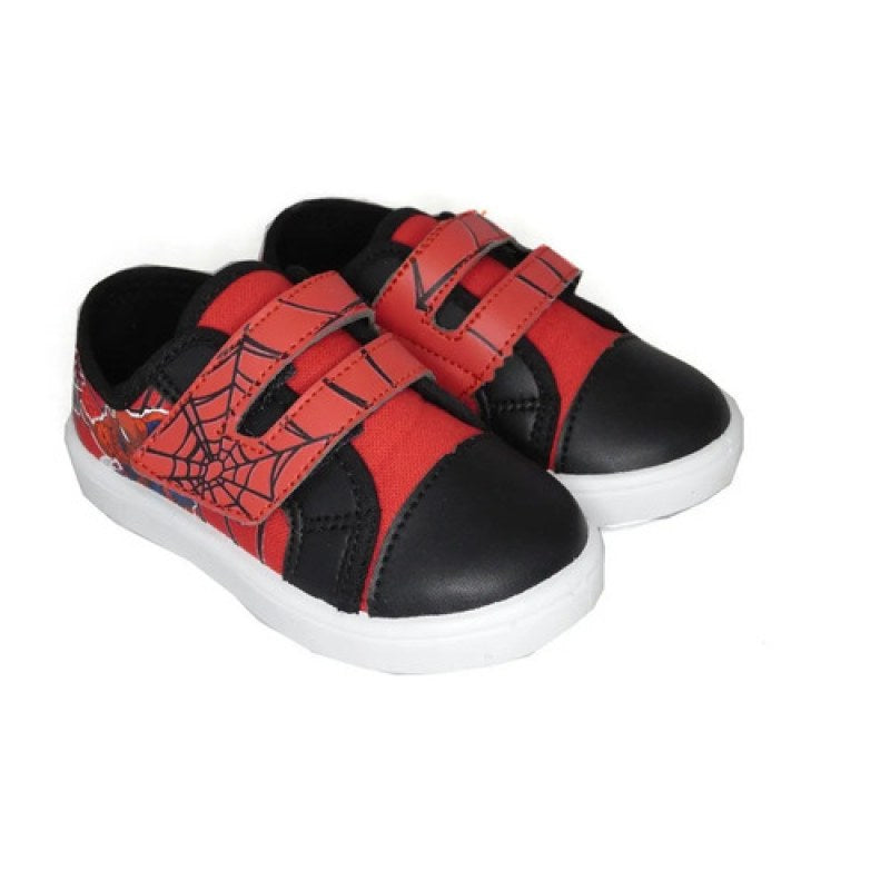 Tenis Marvel Comics Spider Man Hombre Araña Para Niño #mlpos_17 | Color: Claudio - Negro #color_claudio_-_negro #sku_claudio-rojo-negro-14 #sku_claudio-rojo-negro-15 #sku_claudio-rojo-negro-16 #sku_claudio-rojo-negro-17 #sku_claudio-rojo-negro-18 #sku_claudio-rojo-negro-19