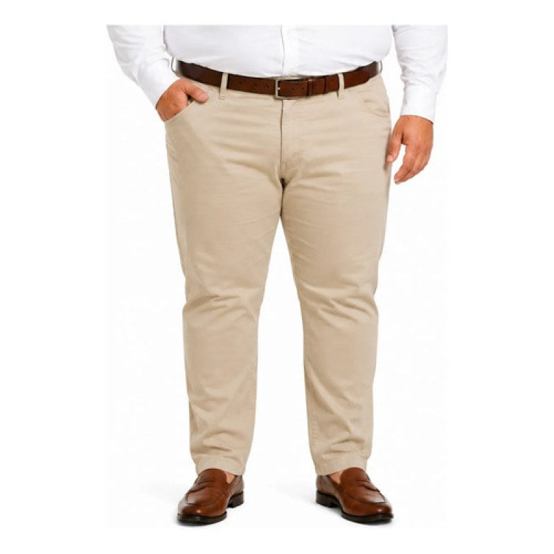 Pantalón Furor Maverick Gabardina Corte Recto Regular 38-42 #mlpos_1 | Color: Beige #color_beige #sku_mvgkh3832 #sku_mvgkh4032 #sku_mvgkh4232