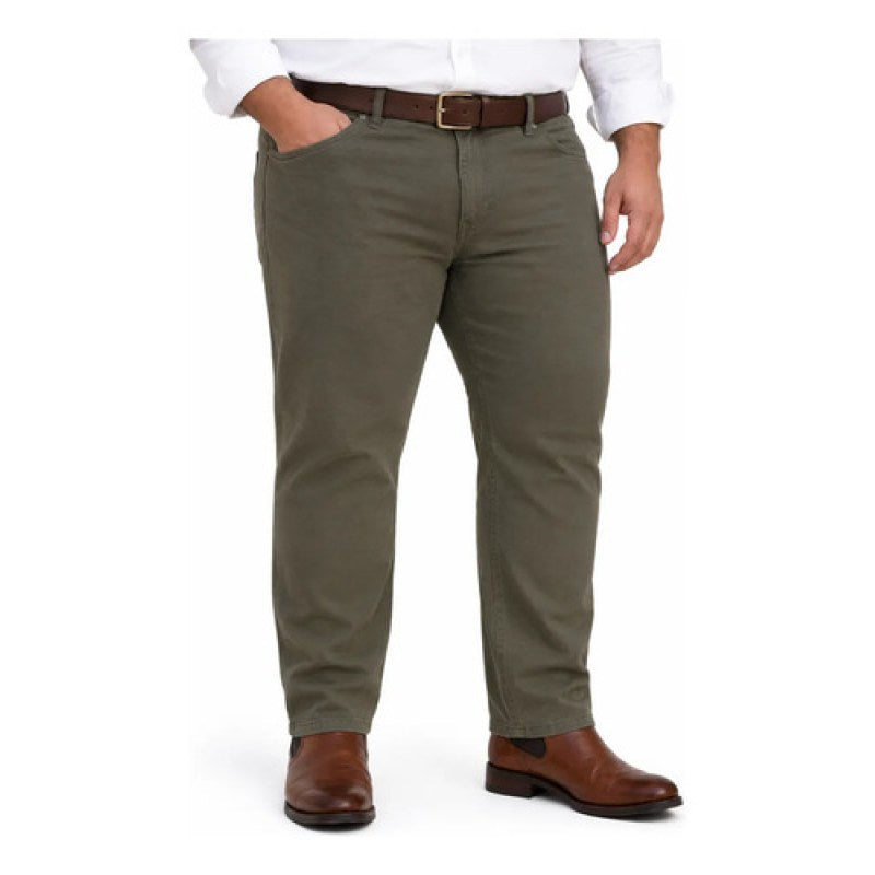 Pantalón Furor Maverick Gabardina Corte Recto Regular 38-42 #mlpos_13 | Color: Verde olivo #color_verde_olivo #sku_mvgol3832 #sku_mvgol4032 #sku_mvgol4232