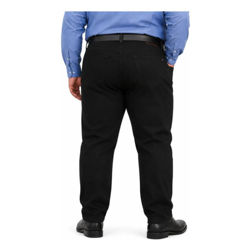 Pantalón Furor Maverick Gabardina Corte Recto Regular 38-42 #mlpos_5 | Color: Negro #color_negro #sku_mvgng3832 #sku_mvgng4032 #sku_mvgng4232