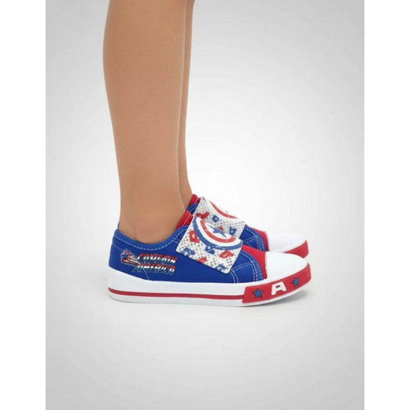 Tenis Capitan America Avenger Vengador Marvel Comics Adam #mlpos_2 | Color: Azul #color_azul #sku_2599510512 #sku_2599510513 #sku_2599510514 #sku_2599510515