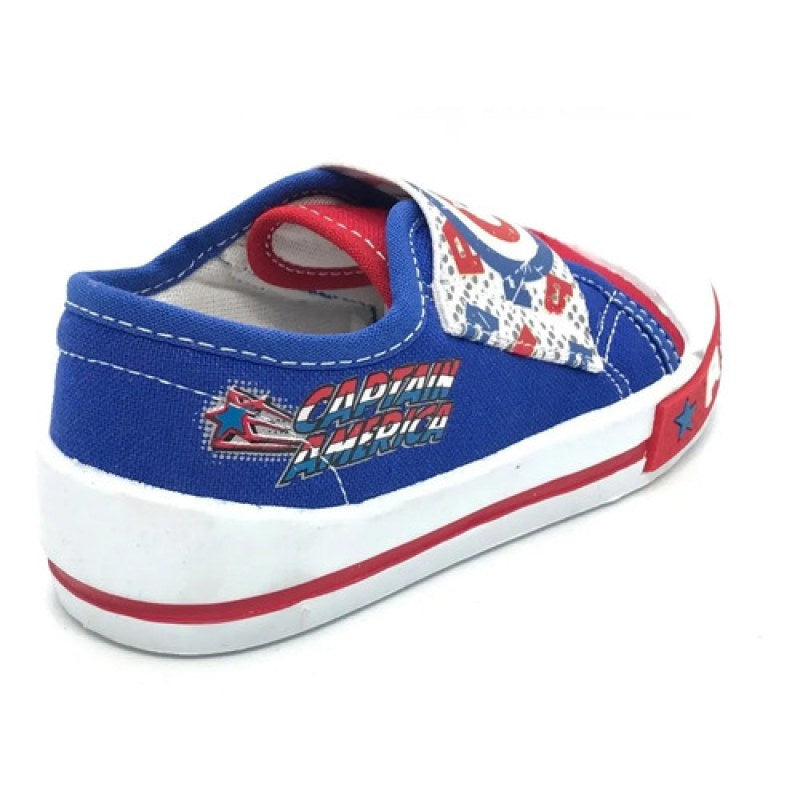Tenis Capitan America Avenger Vengador Marvel Comics Adam #mlpos_5 | Color: Azul #color_azul #sku_2599510512 #sku_2599510513 #sku_2599510514 #sku_2599510515
