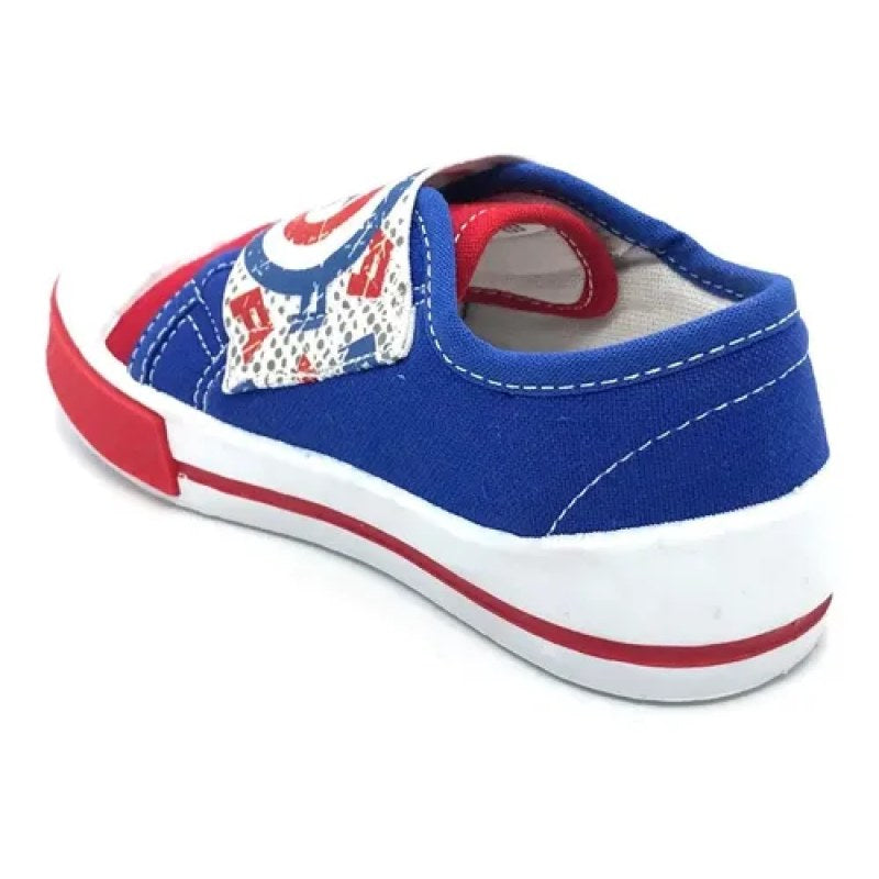 Tenis Capitan America Avenger Vengador Marvel Comics Adam #mlpos_6 | Color: Azul #color_azul #sku_2599510512 #sku_2599510513 #sku_2599510514 #sku_2599510515