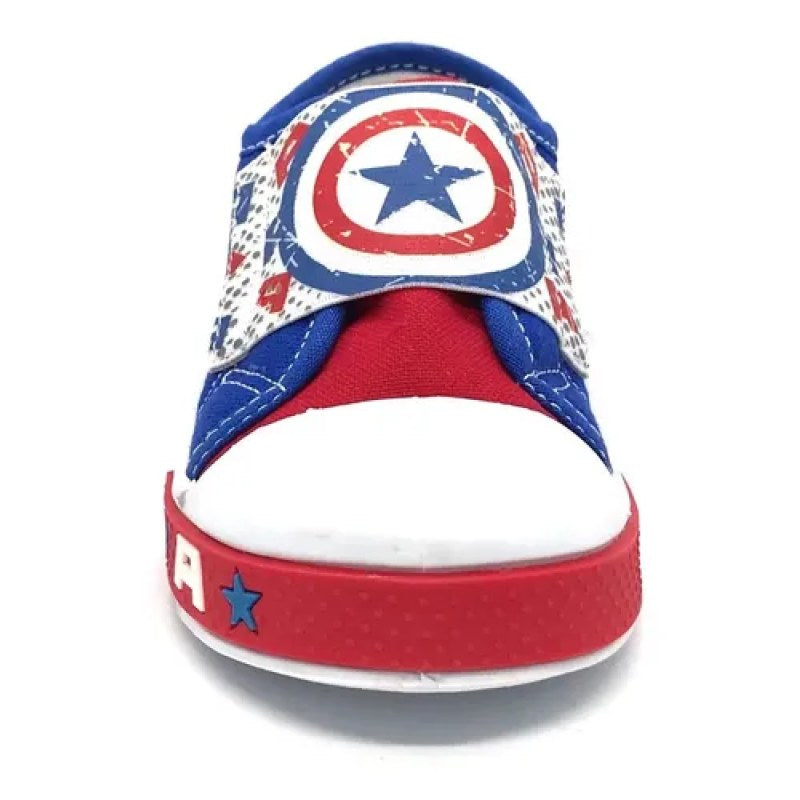 Tenis Capitan America Avenger Vengador Marvel Comics Adam #mlpos_8 | Color: Azul #color_azul #sku_2599510512 #sku_2599510513 #sku_2599510514 #sku_2599510515