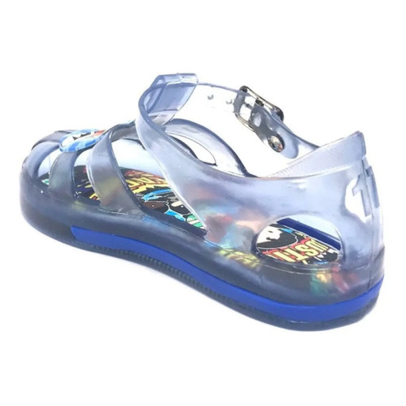 Sandalia Huarache Liga De La Justicia Superman Vulcano #mlpos_4 | Color: Azul marino #color_azul_marino #sku_2629168712 #sku_2629168713