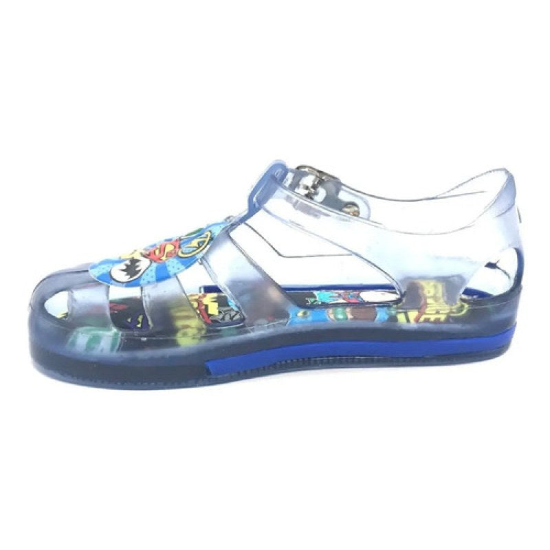 Sandalia Huarache Liga De La Justicia Superman Vulcano #mlpos_5 | Color: Azul marino #color_azul_marino #sku_2629168712 #sku_2629168713