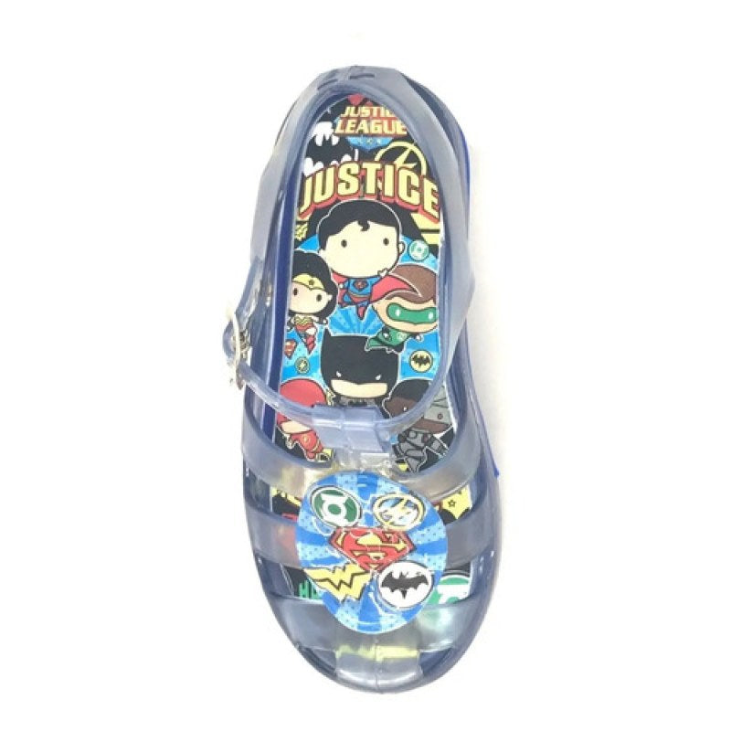 Sandalia Huarache Liga De La Justicia Superman Vulcano #mlpos_6 | Color: Azul marino #color_azul_marino #sku_2629168712 #sku_2629168713