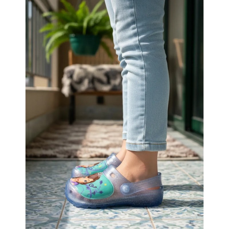 Sandalia Chancla Sueco La Princesita Sofia Veronica Cristal #mlpos_2 | Color: Cristal #color_cristal #sku_2620048913 #sku_2620048915