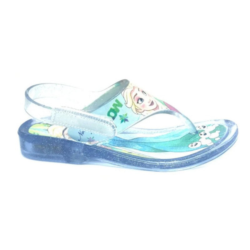 Sandalia Chancla Pata De Gallo Disney Frozen Elsa Y Ana #mlpos_13 | Color: Viviana - Cristal #color_viviana_-_cristal #sku_viviana-13 #sku_viviana-14