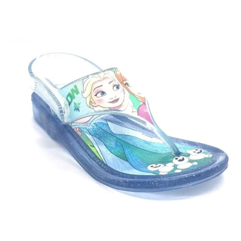 Sandalia Chancla Pata De Gallo Disney Frozen Elsa Y Ana #mlpos_14 | Color: Viviana - Cristal #color_viviana_-_cristal #sku_viviana-13 #sku_viviana-14