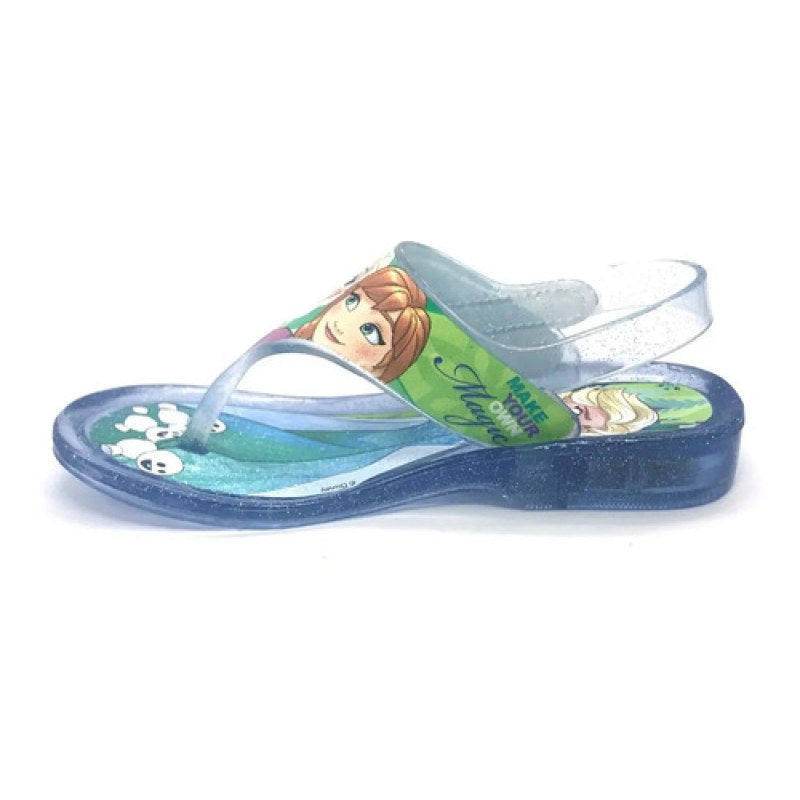 Sandalia Chancla Pata De Gallo Disney Frozen Elsa Y Ana #mlpos_15 | Color: Viviana - Cristal #color_viviana_-_cristal #sku_viviana-13 #sku_viviana-14