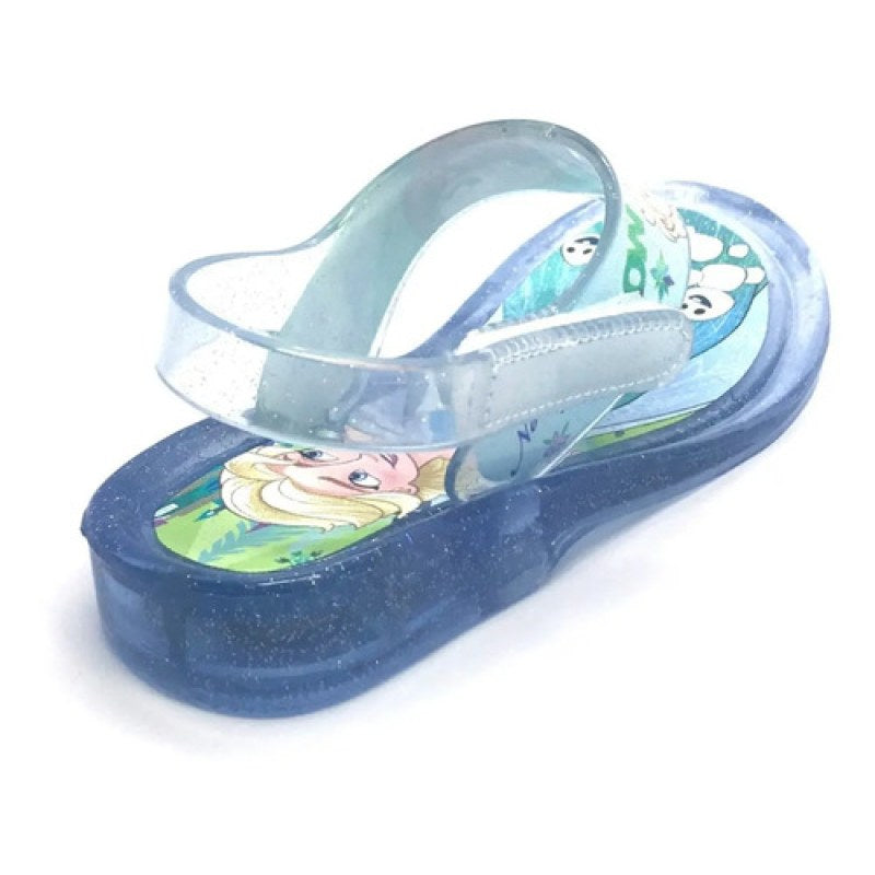 Sandalia Chancla Pata De Gallo Disney Frozen Elsa Y Ana #mlpos_17 | Color: Viviana - Cristal #color_viviana_-_cristal #sku_viviana-13 #sku_viviana-14