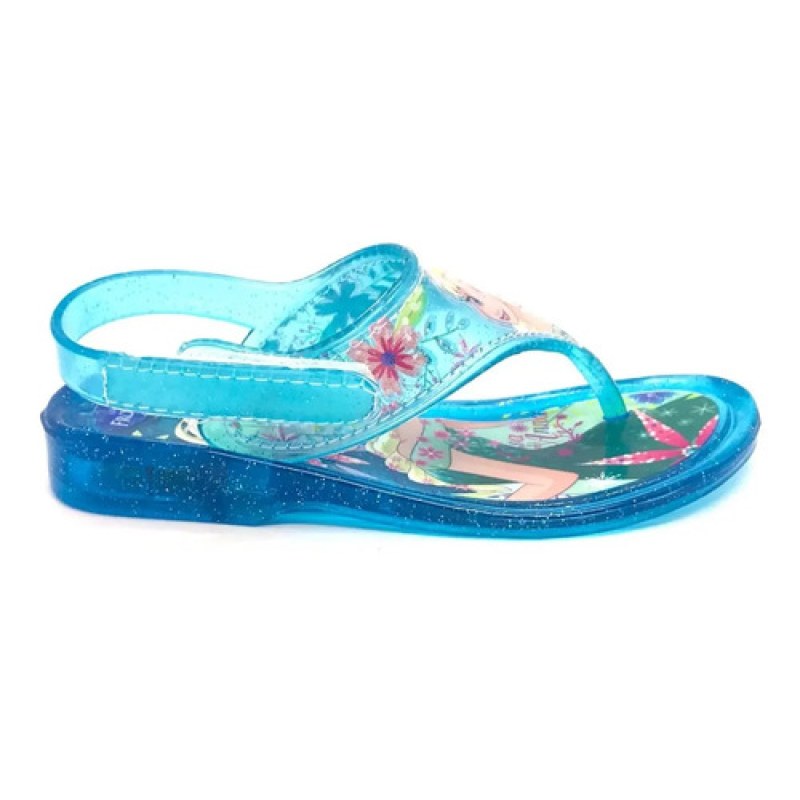Sandalia Chancla Pata De Gallo Disney Frozen Elsa Y Ana #mlpos_4 | Color: Rebeca - Celeste #color_rebeca_-_celeste #sku_rebeca-13 #sku_rebeca-14
