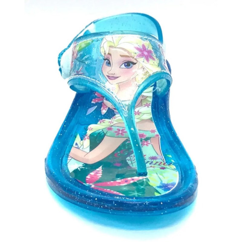 Sandalia Chancla Pata De Gallo Disney Frozen Elsa Y Ana #mlpos_8 | Color: Rebeca - Celeste #color_rebeca_-_celeste #sku_rebeca-13 #sku_rebeca-14