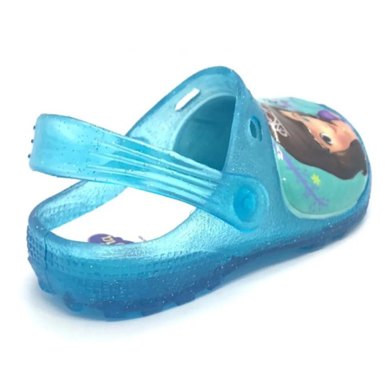 Sandalia Chancla Sueco Princesita Sofia Veronica Celeste #mlpos_5 | Color: Celeste #color_celeste #sku_2629048913 #sku_2629048915