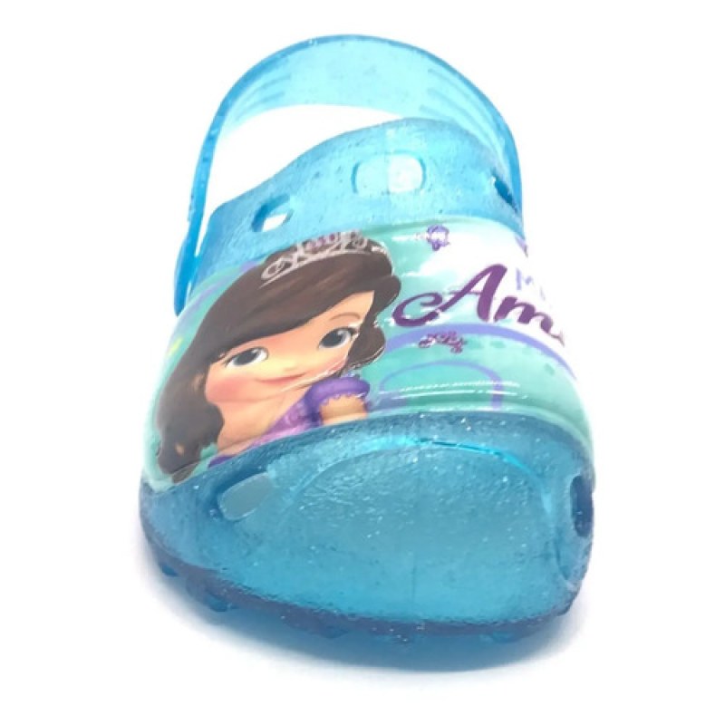 Sandalia Chancla Sueco Princesita Sofia Veronica Celeste #mlpos_9 | Color: Celeste #color_celeste #sku_2629048913 #sku_2629048915